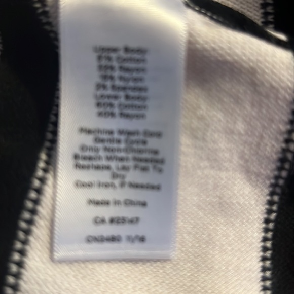 Talbots SP fit and flare A Line black and white sleeveless dress - Picture 5 of 12